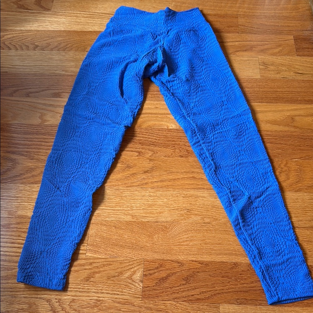 Booty by Brabants Electric Blue Textured Women’s Leggings